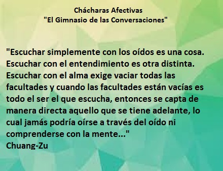 Ch&aacute;charas Afectivas "El Gimnasio de las conversaciones"