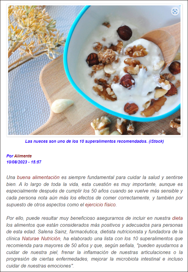 Los 10 superalimentos que pueden acabar con tus problemas de salud