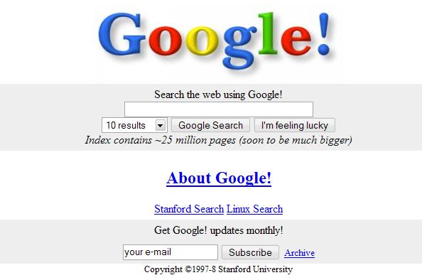 La historia de Google resumida