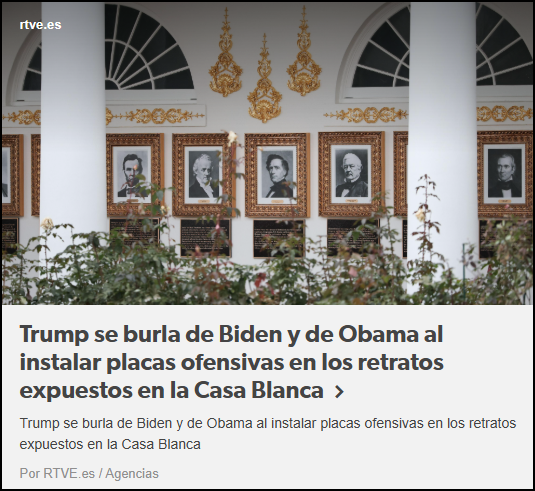  Trump: Escaparate de agravios