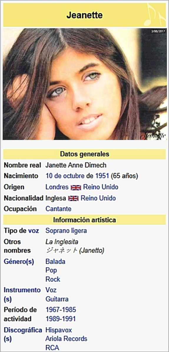 &iquest;Qui&eacute;n fue, es Janette?