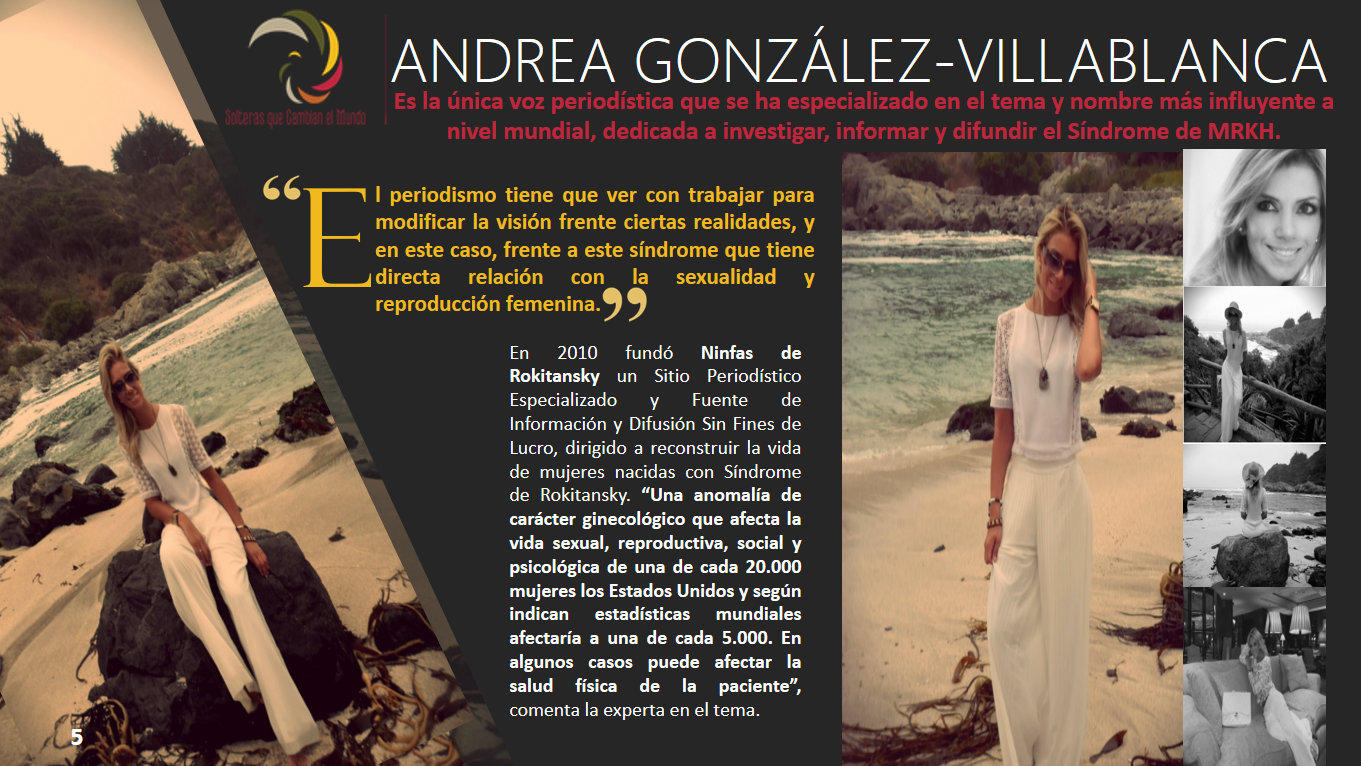 Periodista Andrea Gonz&aacute;lez-Villablanca habla de sexualidad en mujeres MRKH