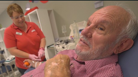 Man with special blood who helped to saved 2 millions lives