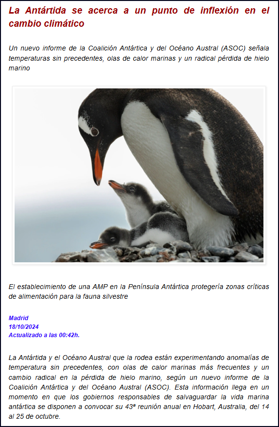 La Ant&aacute;rtida: Locos y ciegos, esa es la cruel actitud de la humanidad ante la salud del Planeta