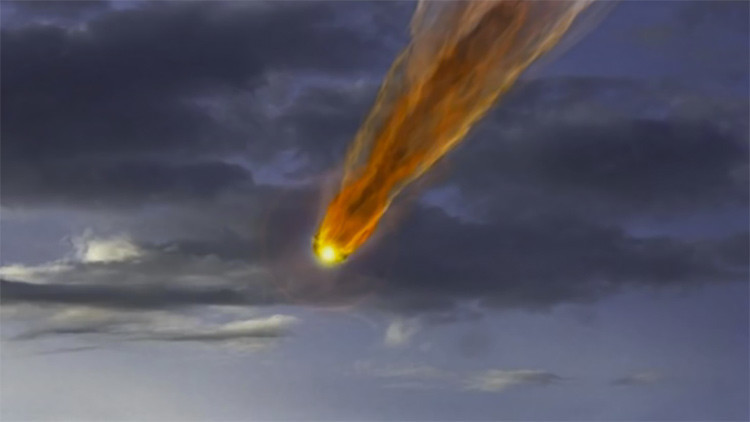 VIDEO: Un gran meteorito cae en la costa de Australia:
