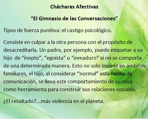 Ch&aacute;charas Afectivas