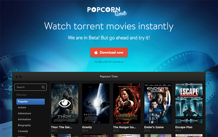 Popcorn Time, la app Argentina que despego mundialmente y fue dada de baja