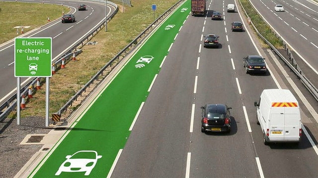Inglaterra trabaja en carriles especiales que cargar&aacute;n la bater&iacute;a de veh&iacute;culos el&eacute;ctricos