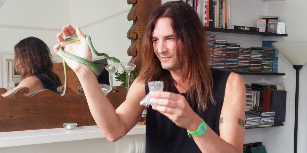 Find out why this man has been injecting snake venom for 30 years