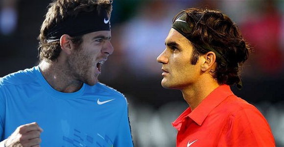 Federer en casa. La casa de Delpo