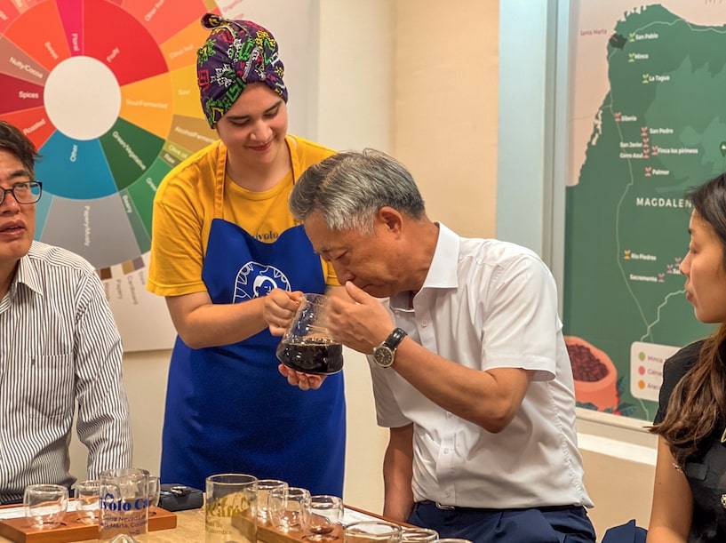 Sostenibilidad y calidad de V&iacute;volo Caf&eacute; en la agenda diplom&aacute;tica