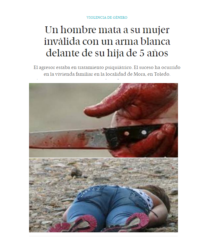  " ESPA&Ntilde;A SE DESPIERTA HOY CON OTRA MUJER EN EL TANATORIO ACUCHILLADA POR EL TERROR MACHISTA "