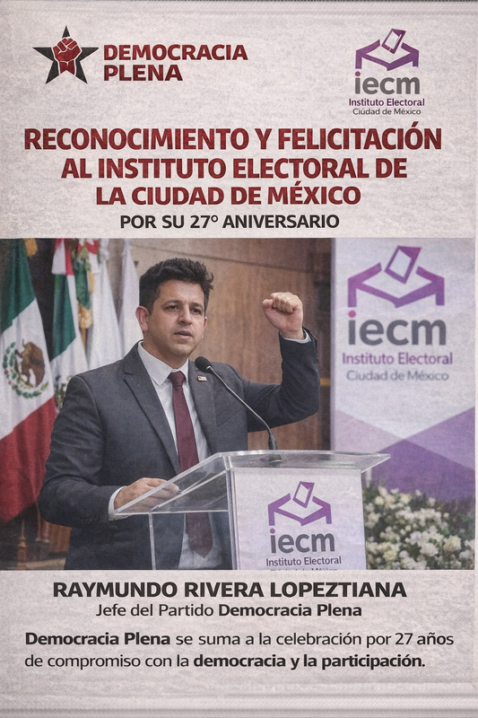 IECM ha sido pilar fundamental para garantizar mecanismos de democracia directa: Lopeztiana