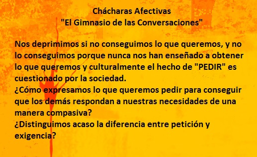Ch&aacute;charas Afectivas "El Gimnasio de las conversaciones"