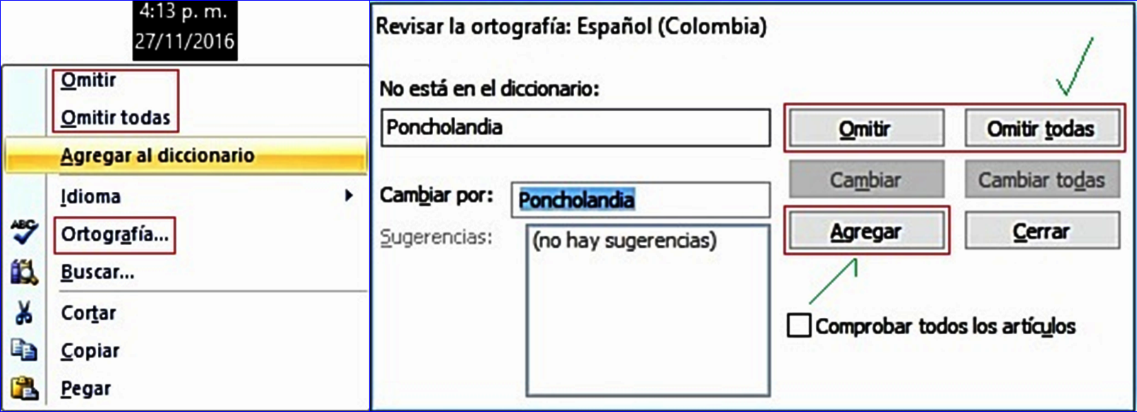 Cosas en que incurrimos   