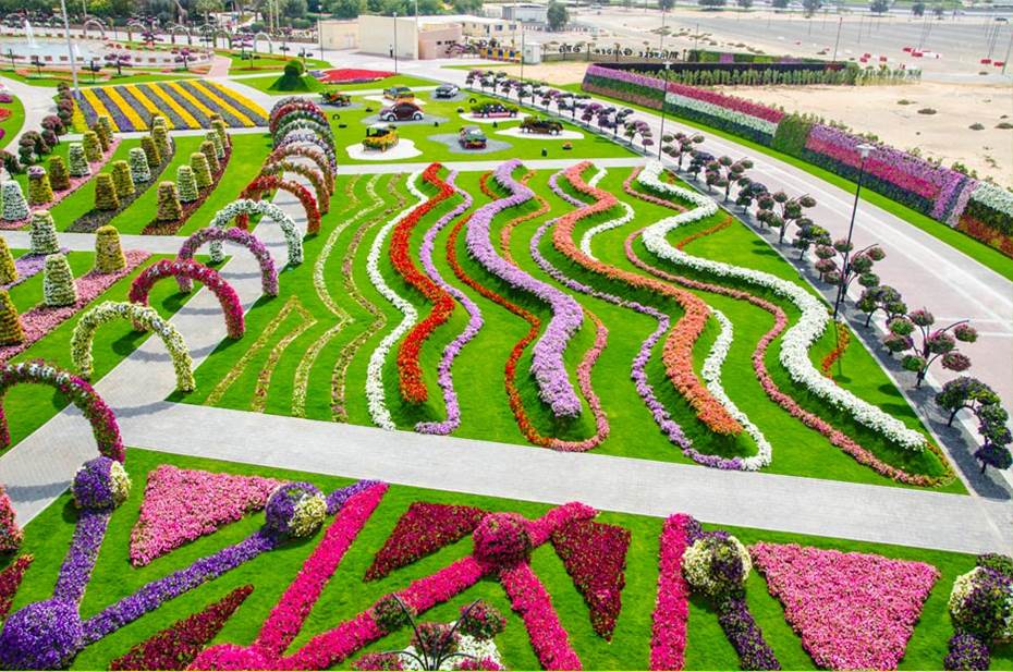 El jard&iacute;n milagroso, un regalo de Dubai