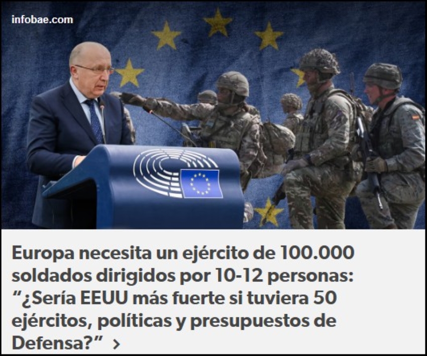  La unidad militar defensiva de Europa: &iquest;Es posible?