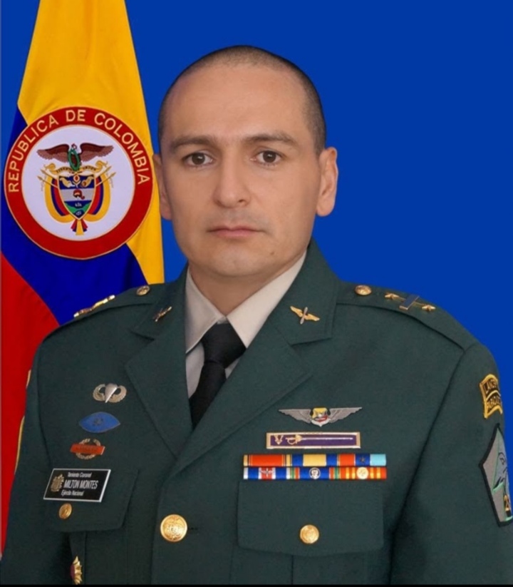 Palabras del Teniente Coronel Milton Albeiro  Montes Bedoya. 