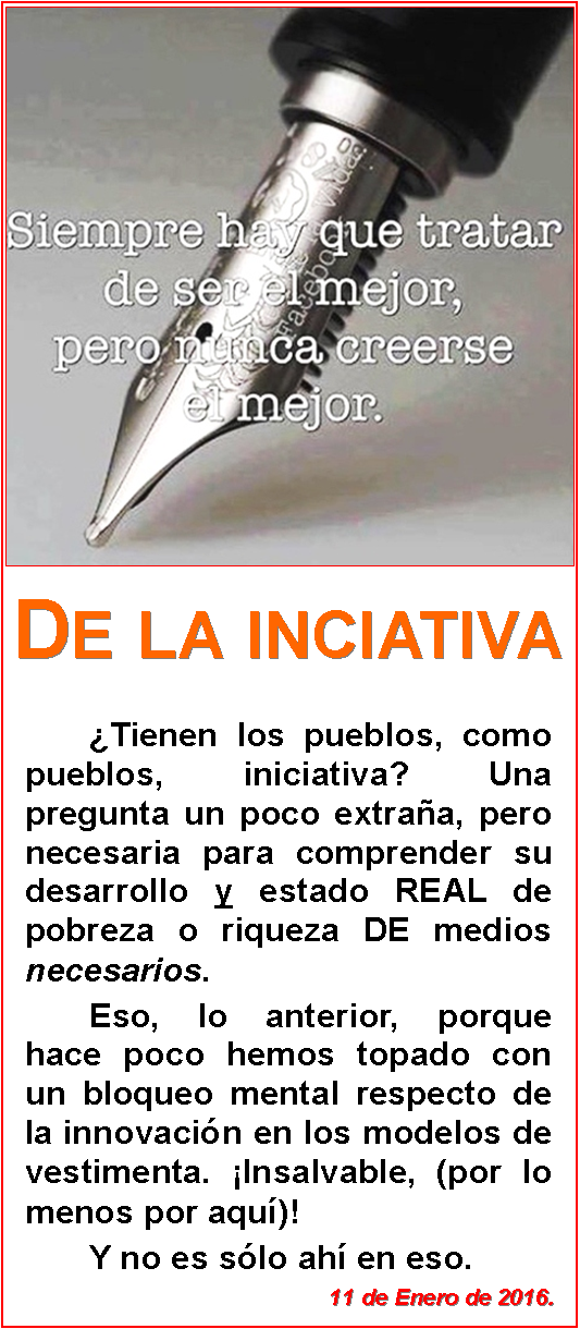 De la iniciativa de los pueblos