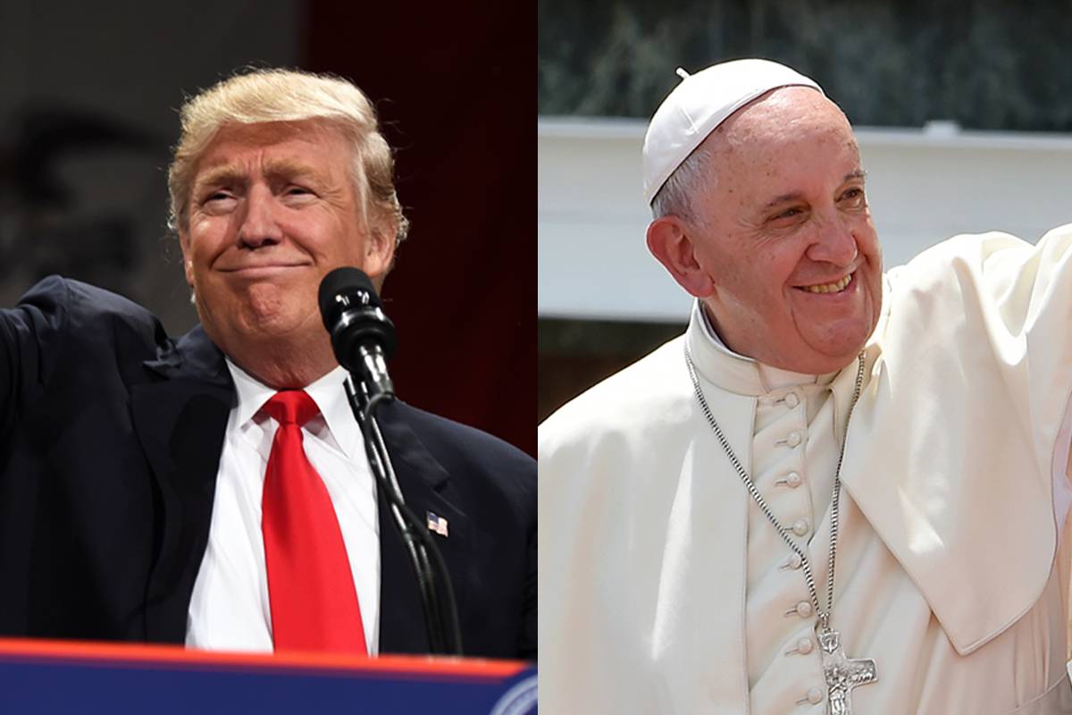 Similitudes entre Donald Trump y el Papa Francisco