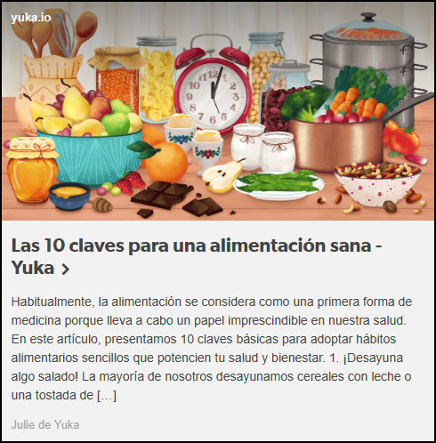 Yuka:  Las 10 claves para una alimentaci&oacute;n sana