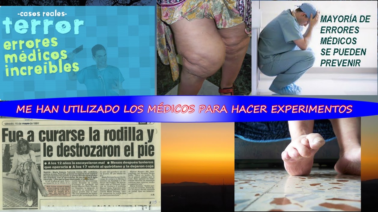 Cr&iacute;menes y atrocidades m&eacute;dicas M&Aacute;S DE 16 A&Ntilde;OS esperados para una operaci&oacute;n.
