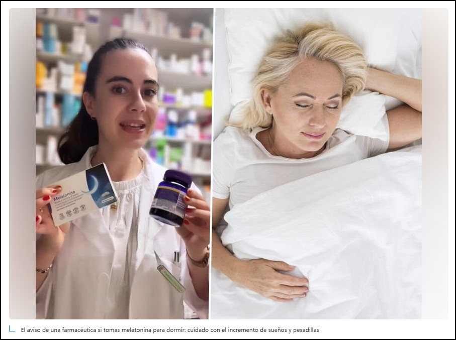  Melatonina     cuidado, no es todo oro lo que reluce