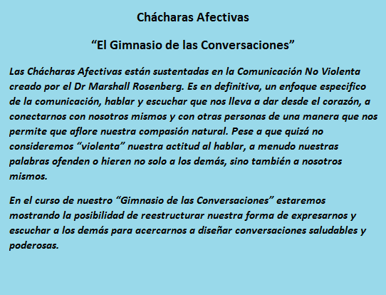 Ch&aacute;charas Afectivas