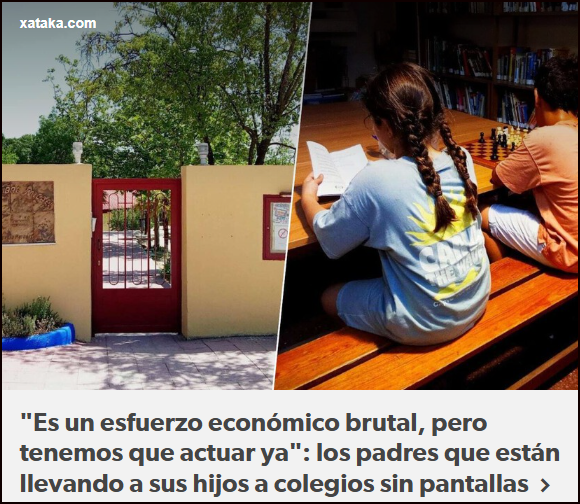  Colegios sin pantallas