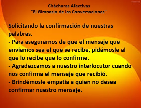 Ch&aacute;charas Afectivas "El Gimnasio de las conversaciones"