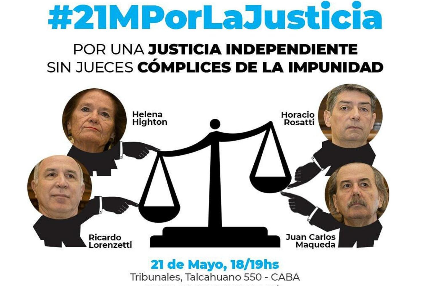La pura verdad de ayacucho Con Cristina en el banquillo, convocan por las redes a marchar a Tribunal
