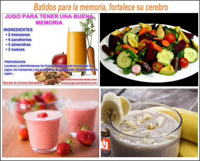 Batidos para la memoria, fortalece tu cerebro