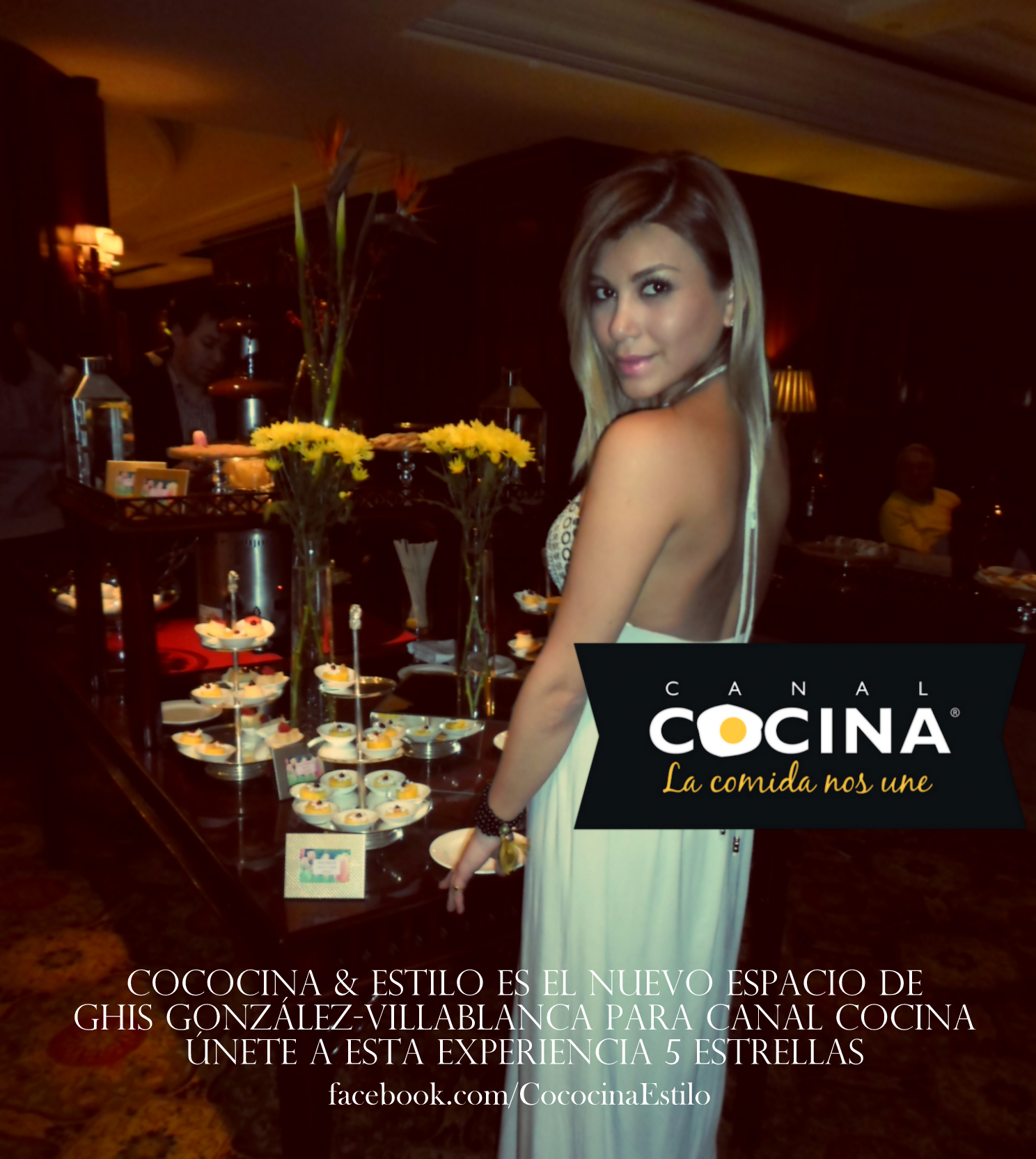 Cococina & Estilo, la nueva apuesta de la actriz Ghis Gonz&aacute;lez-Villablanca