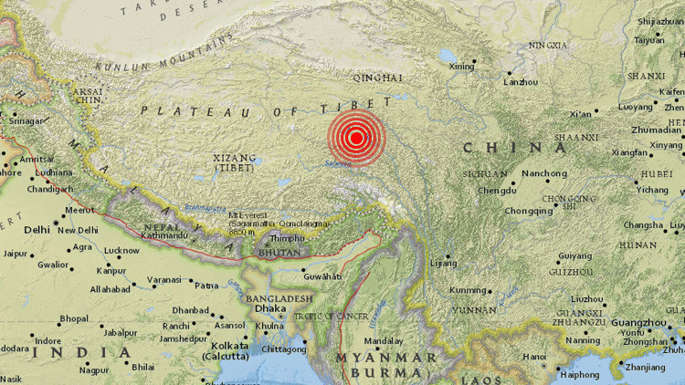 Un sismo de magnitud 6,4 sacude el T&iacute;bet: