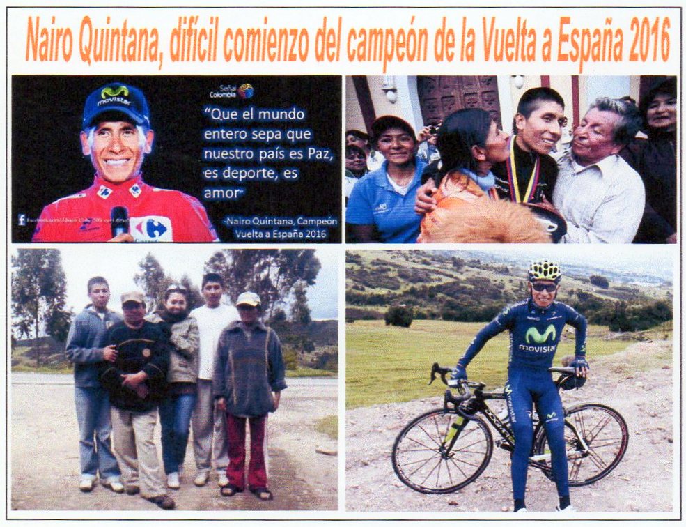  El dif&iacute;cil comienzo de Nairo Quintana, campe&oacute;n de la Vuelta a Espa&ntilde;a 2016