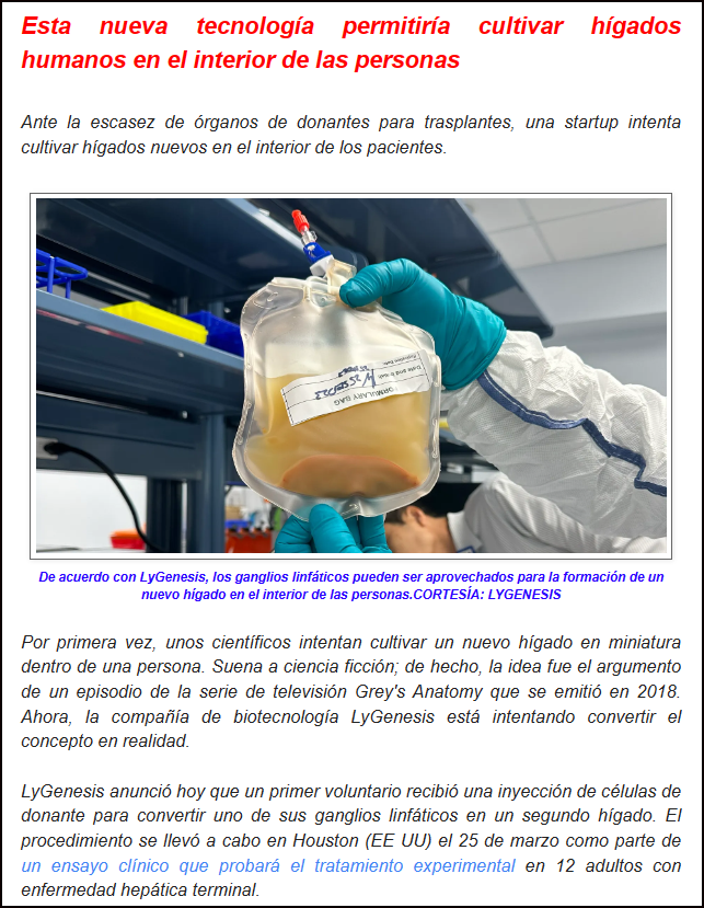 Ante la escasez d &oacute;rganos humanos para implantar, nuevas soluciones llegan al mundo hospitalario
