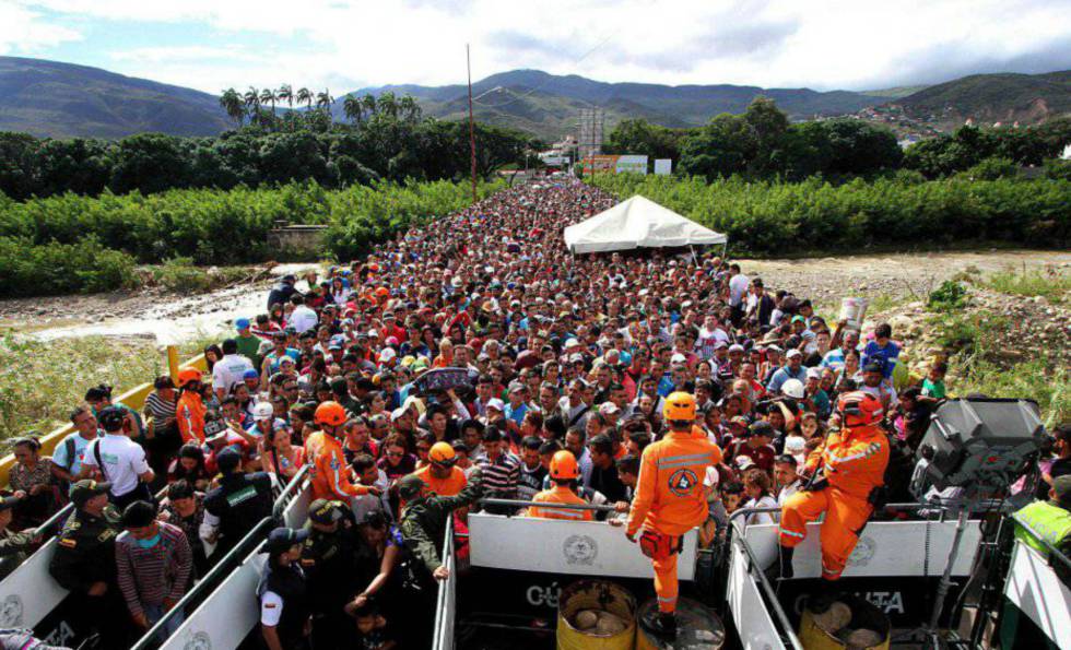 La masiva movilizaci&oacute;n de venezolanos profundiza los problemas sociales en Am&eacute;rica
