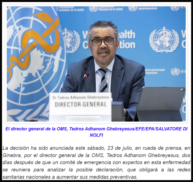 Emergencia internacional: El brote de la viruela del mono se extiende