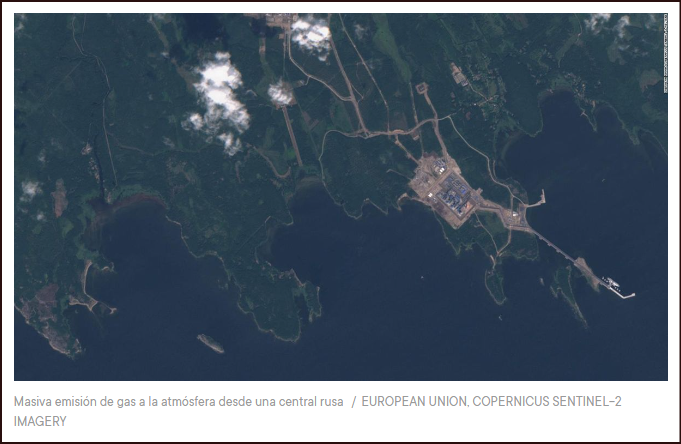  La estupidez humana se crece: Masiva emisi&oacute;n de gases a la atm&oacute;sfera desde una central rusa