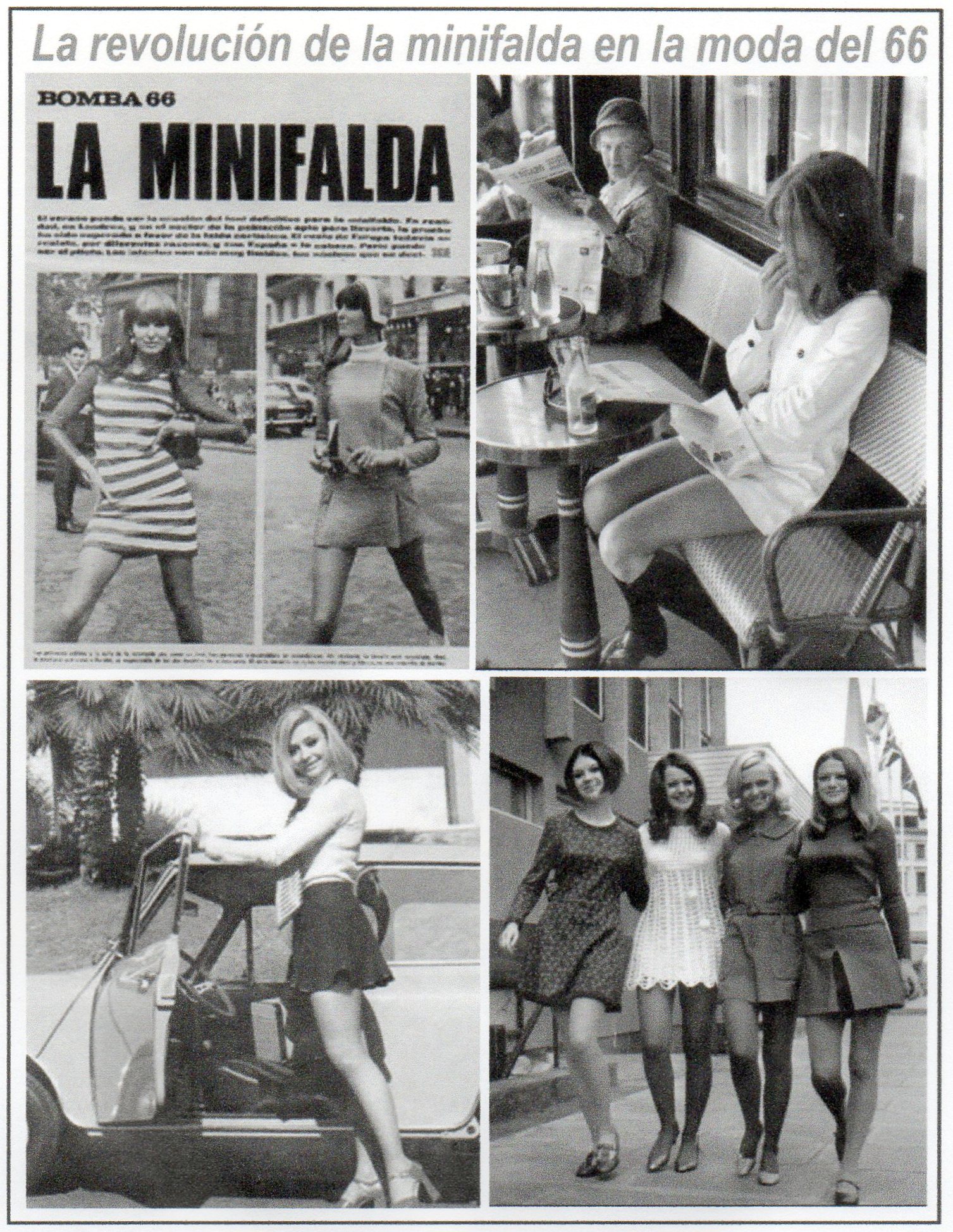  La minifalda, revoluci&oacute;n de la moda en 1966