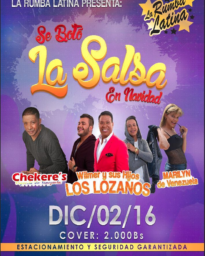 SE BOTO LA SALSA &iexcl;&iexcl; EN RUMBA LATINA STE 2 DE DICIEMBRE EN GUATIRE