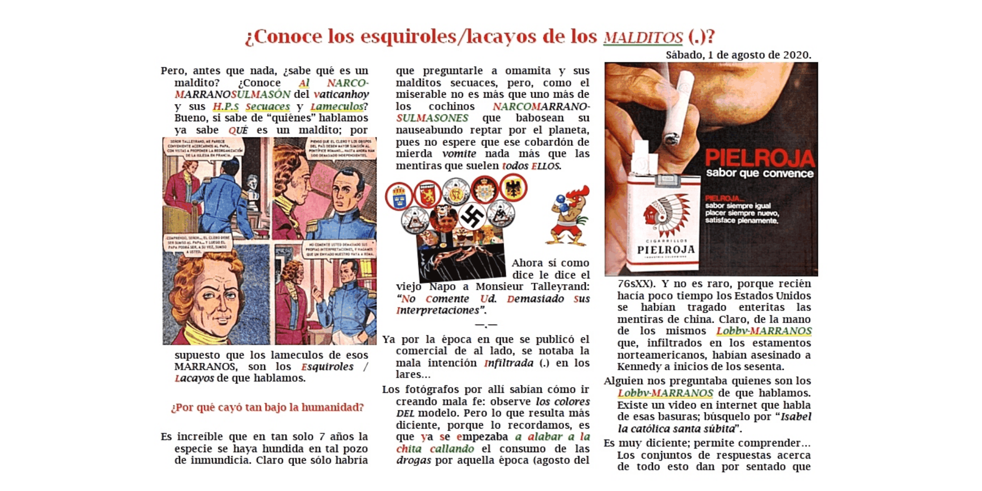 Esquiroles = lacayos lameculos