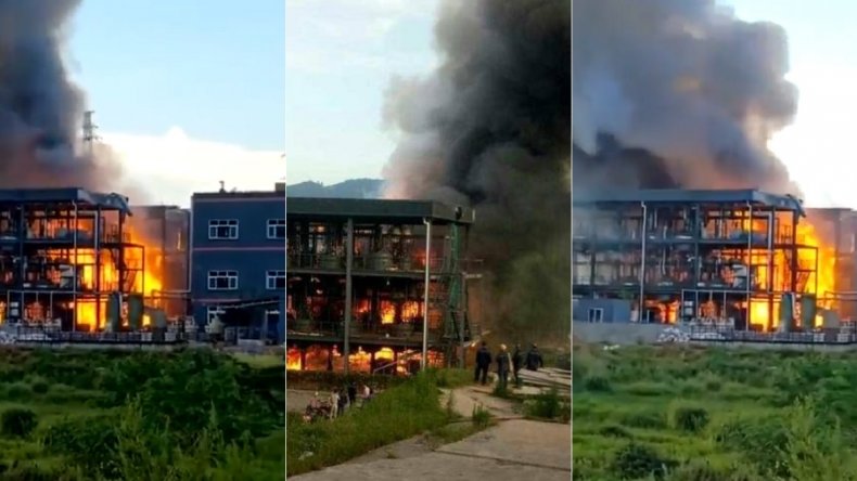 Al menos 19 muertos en una explosi&oacute;n en una planta qu&iacute;mica en China