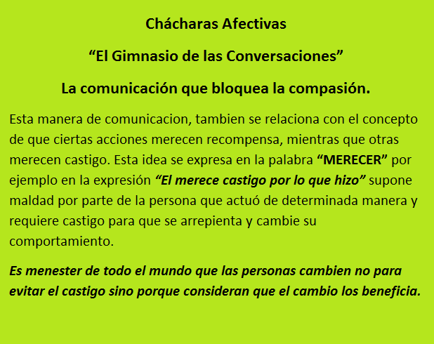Ch&aacute;charas Afectivas
