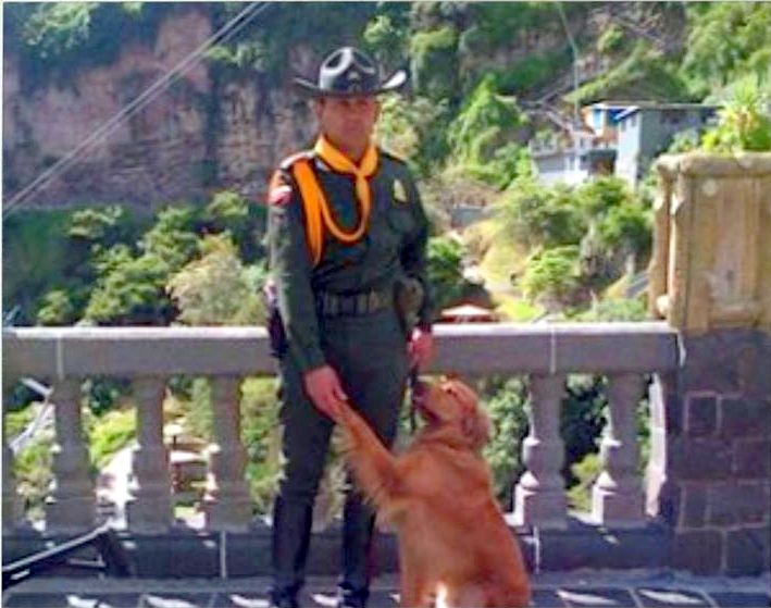 Drux, el perro que no abandon&oacute; a polic&iacute;a asesinado