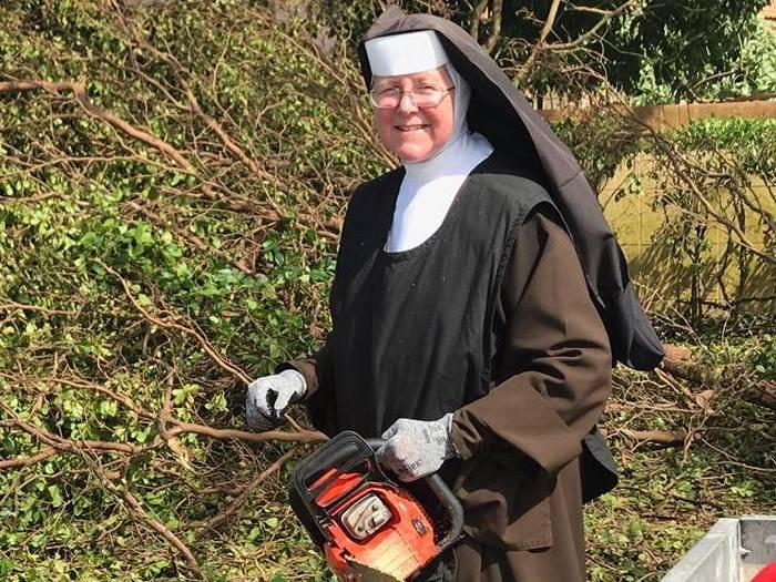 Meet the nun who became a cleaning icon after Hurricane Irma
