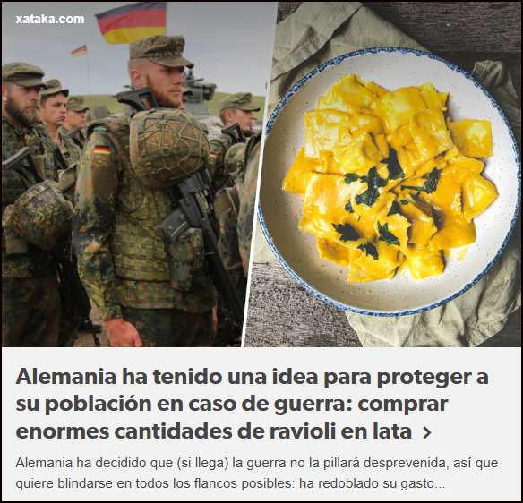 Alemania se protege para la guerra