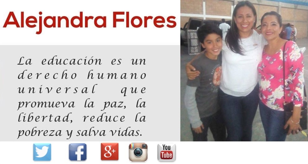 Alejandra Flores tiene claro el concepto de Educaci&oacute;n