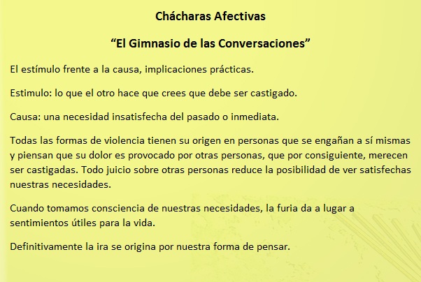 Ch&aacute;charas Afectivas