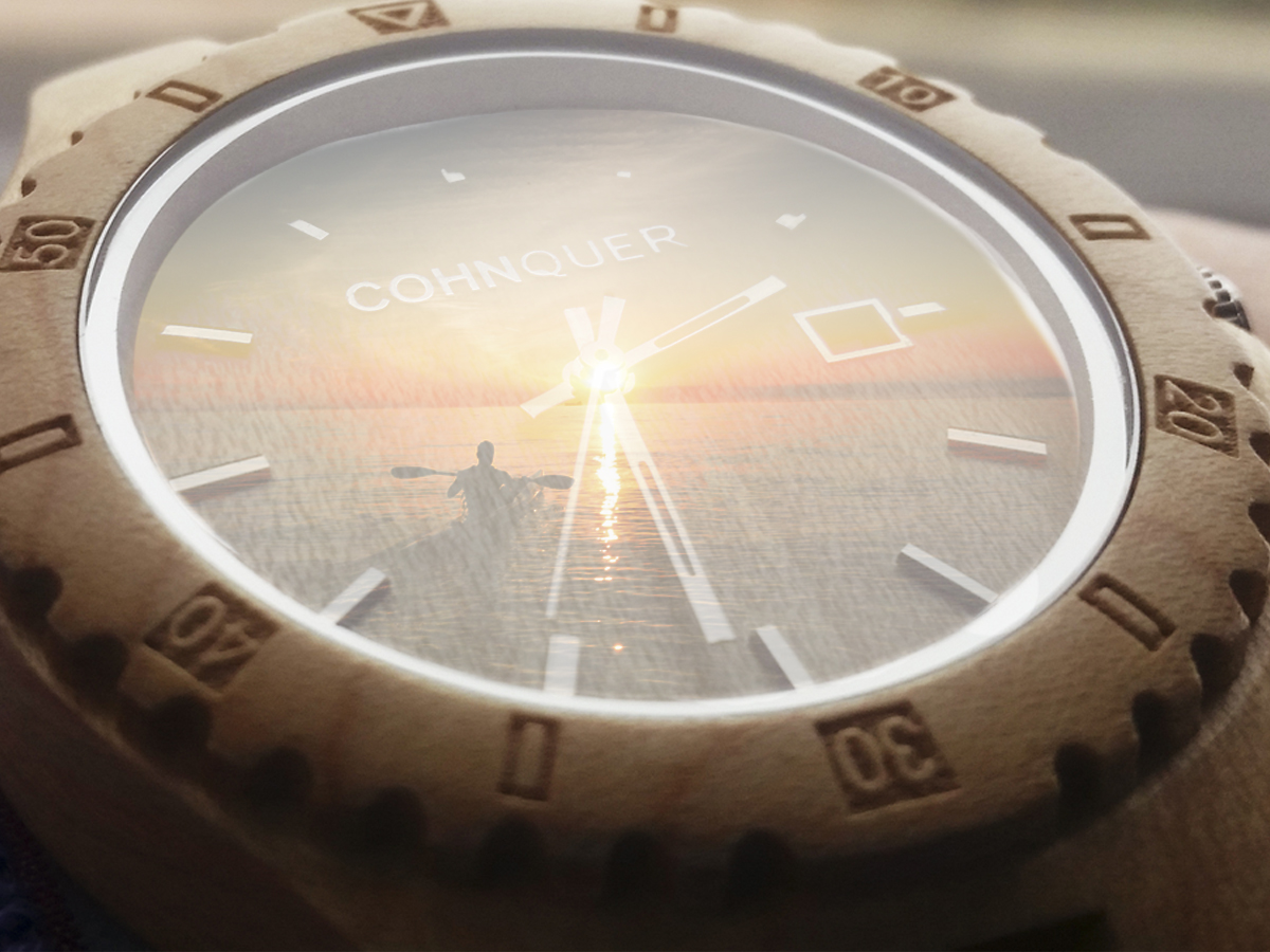 Relojes de Madera de Pulsera para personas que luchan por sus sue&ntilde;os